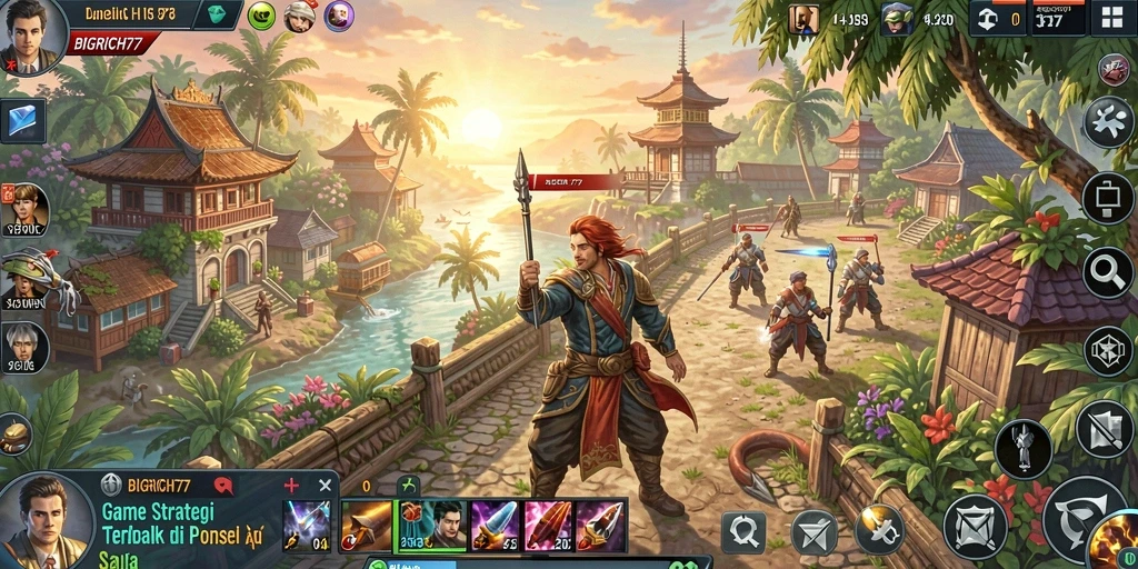 Tampilan memukau dari gameplay SLG BIGRICH77 yang penuh strategi.