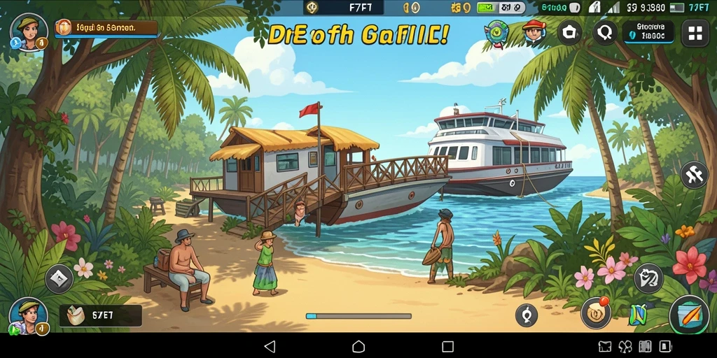 Screenshot gameplay F7F7 yang menunjukkan aksi seru dalam permainan.