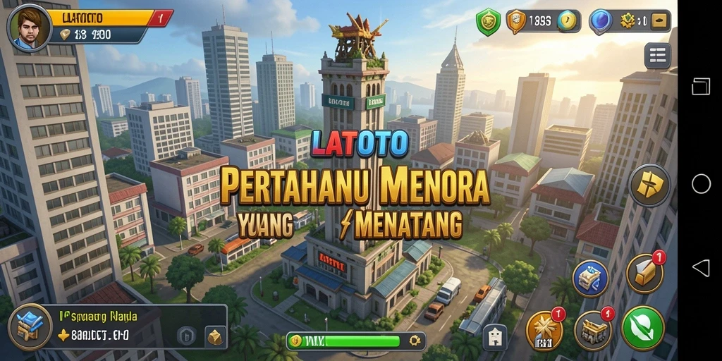 Tampilan gameplay LATOTO yang seru dalam kategori Tower Defense.
