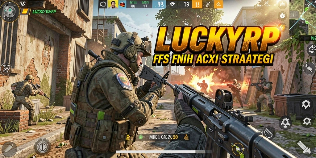 Tampilan gameplay LUCKYRP yang penuh aksi dan ketegangan.