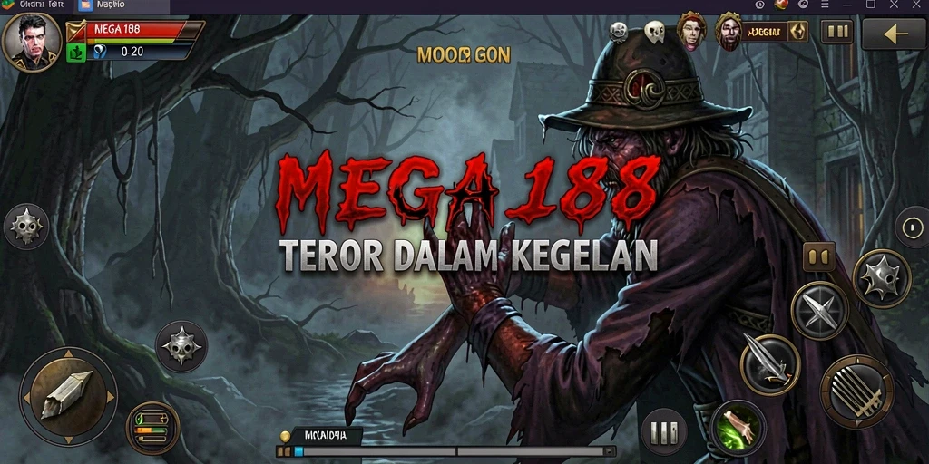 Gameplay menyeramkan di dunia yang gelap dan menantang.