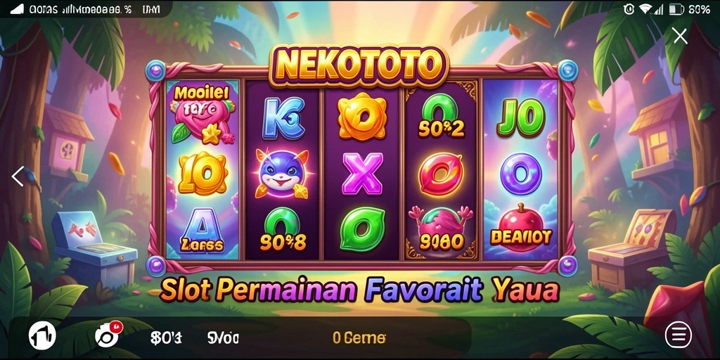 Tampilan gameplay seru dari NEKOTOTO dengan berbagai fitur menarik.