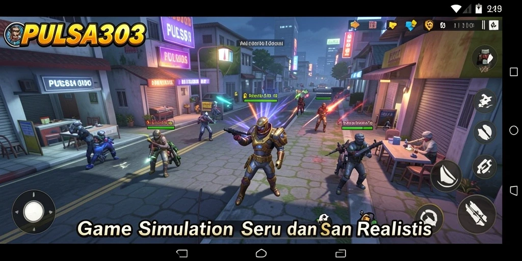 Screenshot dari gameplay PULSA303 menampilkan aksi seru dalam simulasi.