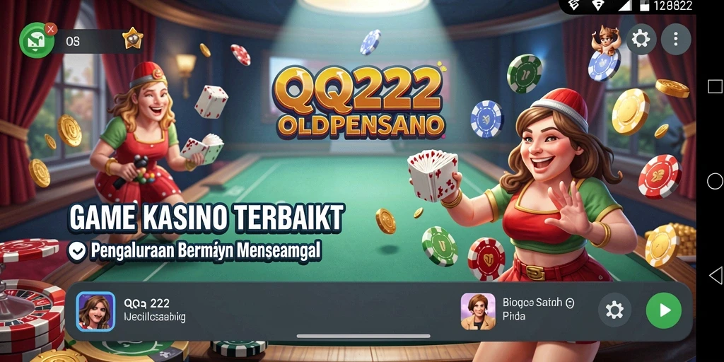 Tampilan menarik dari gameplay Kasino QQ222 yang menampilkan berbagai permainan.