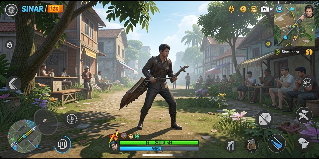 Screenshot gameplay SINAR123 menampilkan aktivitas interaktif yang seru.